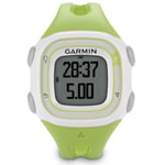 New Garmin Forerunner 10 GPS Sport Running Watch with Virtual Pacer-White/Green(Non-Retail Packaging)