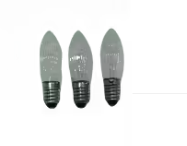 E10 LED Topplampa Universal Klar 0,2W 8-55V Varmvit 3-pack