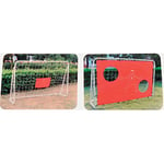 WDK Partner - A1302842 - Jeu de Balle et de Ballon - But Foot + Panneau d'entrainement - 180 x 120 cm