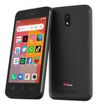 TTfone TT20 Smart 3G Mobile Phone with Android GO - 8GB - Dual Sim - 4Inch Touch Screen - Pay As You Go (Vodafone £10 Credit)