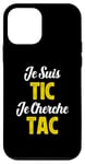 Je Suis TIC Je Cherche TAC - Déguisement TIC et TAC Duo Coque pour iPhone 12 mini