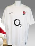 New Rare NIKE Vintage ENGLAND RUGBY  RUGBY Shirt White  XL