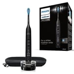 Sonicare DiamondClean 9000 Black Electric Toothbrush, 4 Modes, 3