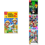 Super Mario Maker 2 + Luigi's Mansion 3 + Mario Kart 8 Deluxe + Super Smash Bros - Ultimate (Nintendo Switch)