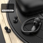 INSOLKIDON Compatible with 2pcs/pair Bests Powerbeats pro Earbud Silicone Cover Case Earphone Anti Slip Headset Ear Cap Earpads In-ear wireless Bluetooth earmuff protective sleeve (Black)