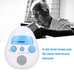 Waterproof Bath Radio FM/AM Battery Powered Mini Shower Radio For Indoor