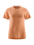 Craft Craft Women's Adv Trail Wool Short Sleeve Tee Cliff Melange XL, Cliff Melange