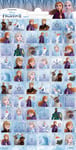Frozen II 60 st stickers klistermærker frost elsa anna