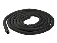 StarTech.com 15' (4.6m) Cable Management Sleeve, Flexible Coiled Cable Wrap, 1-1.5 diameter Expandable Sleeve, Polyester Cord Manager/Protector/Concealer, Black Trimmable Cable Organizer - Cable & Wire Hider (WKSTNCM2) - Kabelskydd - svart - 4.6 m