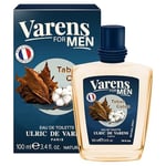 ULRIC DE VARENS - Eau de Toilette Varens For Men - Tabac Coton - Tabac Ambré - Parfum Homme - Vaporisateur - Made in France - 100 ml