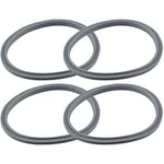 Timagebreze 4 Pack Gray Gaskets Replacement Part for NutriBullet 600W 900W Blenders Blenders Replacement Part