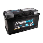 Nordmax Startbatteri AGM (Start-stopp) 95Ah 850A NM019AGM