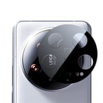 SKALO Xiaomi 14 Ultra 5G 3D -panssarilasit kameroille - Musta