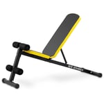 Gymrex Sit-Up Benk - justerbar ryggstøtte 100 kg