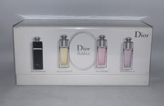 Dior Addict La Collection 4pc Perfume Miniature Gift Set for Women 4x5ml