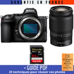 Nikon Z5 + Z 24-200mm f/4-6.3 VR + 1 SanDisk 64GB Extreme PRO UHS-II SDXC 300 MB/s + Guide PDF ""20 TECHNIQUES POUR RÉUSSIR VOS PHOTOS