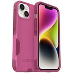 OtterBox iPhone 14 & iPhone 13 Commuter Series Case - INTO THE FUCSHIA (Pink), slim & tough, pocket-friendly, with port protection