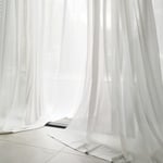 Mimmi Gardin Återvunnet Tyg Dubbel Bredd, Naturvit, 290x250 cm