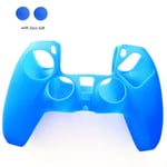 Bleu - Étui De Protection Camouflage En Silicone Souple Pour Manette De Jeu Sony Playstation 5 Ps5, Housse De Protection Pour Accessoires De Joystick