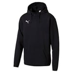 PUMA Men's Liga Casuals Hoody Sweatshirt, Black, M UK