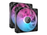 Corsair Rx Rgb Series, Icue Link Rx140 Rgb, 140Mm Fan, Dual Pack