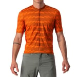 Castelli Unlimited Sterrato Short Sleeve Cycling Jersey - Spice Orange / Small Orange/Orange