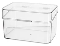 Clas Ohlson Teburk för tepåsar, plast, 17 x 12 x 10,5 cm