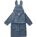 Liewood Lily bathrobe – Rabbit blue wave - 5-6år