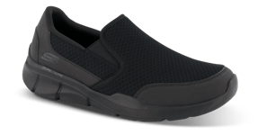 Skechers Herre Slip-in Sort  - Str. 40 - Tekstil/gummi/tekstil