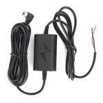 KIMISS Dash Cam Hardwire Kit 12V/24V to 5V 2.5A Left Angle Mini USB Step-Down Line for Parking Management