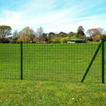 Eurofence stål 25x1,2 m grön