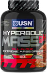 Hyperbolic Mass Chocolate 2Kg: High Calorie Mass Gainer Protein Powder for Fast