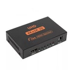 Répétiteur,EU--Répartiteur HD 4K, 1x4 ports 3D UHD, 1080p, 4K x 2K, vidéo HDMI, commutateur compatible, 1 entrée, 4 sorties, amplifi