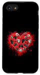 Coque pour iPhone SE (2020) / 7 / 8 Gamer Heart Jeux vidéo Saint-Valentin Garçons Enfants Adolescents