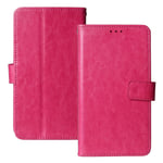 Lankashi Book Stand Premium Retro Business Flip Leather Protector TPU Silicone Case For Nokia 105 (2019) Cover Etui Wallet (Rose)