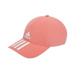 adidas AEROREADY 3-Stripes Baseball Cap One Size Pink RRP £27 Brand New HD7245