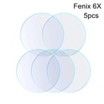 for Garmin Fenix 6 6S 6X Pro Sapphire Solar skjermbeskyttere 5pcs
