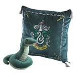 The Noble Collection Slytherin House Mascot & Cushion by Officially Licensed 13in (34cm) Harry Potter Toy Dolls Slytherin Snake Mascot Plush - for Kids & Adults