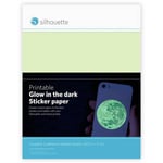 Silhouette Sticker paper - Glow in dark