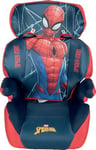 Siège d'auto pour enfant Spiderman Group 2-3 (15 à 36 kg) avec Spider-Man Superhero - Rouge et bleu