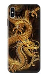 Chinese Gold Dragon Printed Case Cover For iPhone XS Max