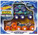Hot Wheels - Monster Truck 1:64 Power Smashers Trucks & Big Rigs Multipack