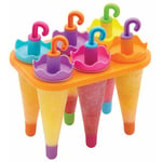 KitchenCraft Set Of 6 Umbrella Ice Lolly Mould