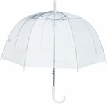 Genomskinligt Dome Paraply i klar pvc-plast