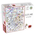 Map of Scotland Jigsaw 1000 Piece Puzzle