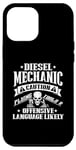 iPhone 14 Plus Caution Flying Tools Diesel Mechanic Graphic Case