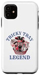 Coque pour iPhone 11 Funny Tricky Tray Legend Raffle Ticket Panier Bingo Night