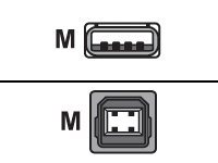 Zebra - Usb-Kabel - Usb (Hane) Till Usb Typ B (Hane) - 1.8 M - För Zebra Gx420  Gk Series Gk420  Gx Series Gx430  Lp 2824, 2844  Tlp 2824, 2844, 3842, 3844