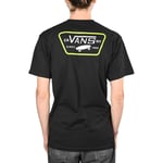 Vans Full Patch Back S/S T-Shirt - Black/Lime