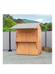 Shire Garden Bar And Store - 6X4Ft (Shiplap Dip Treated)